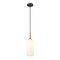 Z-Lite Monty 1 Light Pendant, Matte Black & Matte Opal 732P17-MB - alternate 1